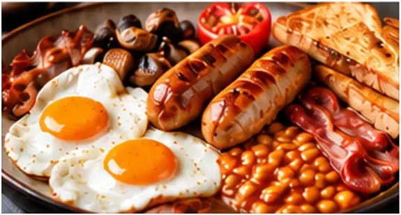 Breakfast menu